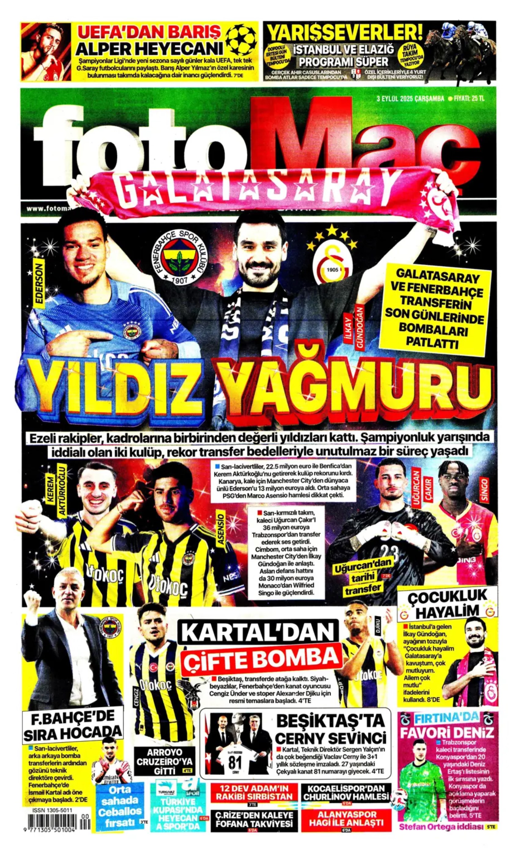 Sporda günün manşetleri... Fenerbahçe'de hoca adayları sil baştan: Yeni bir isim daha eklendi
