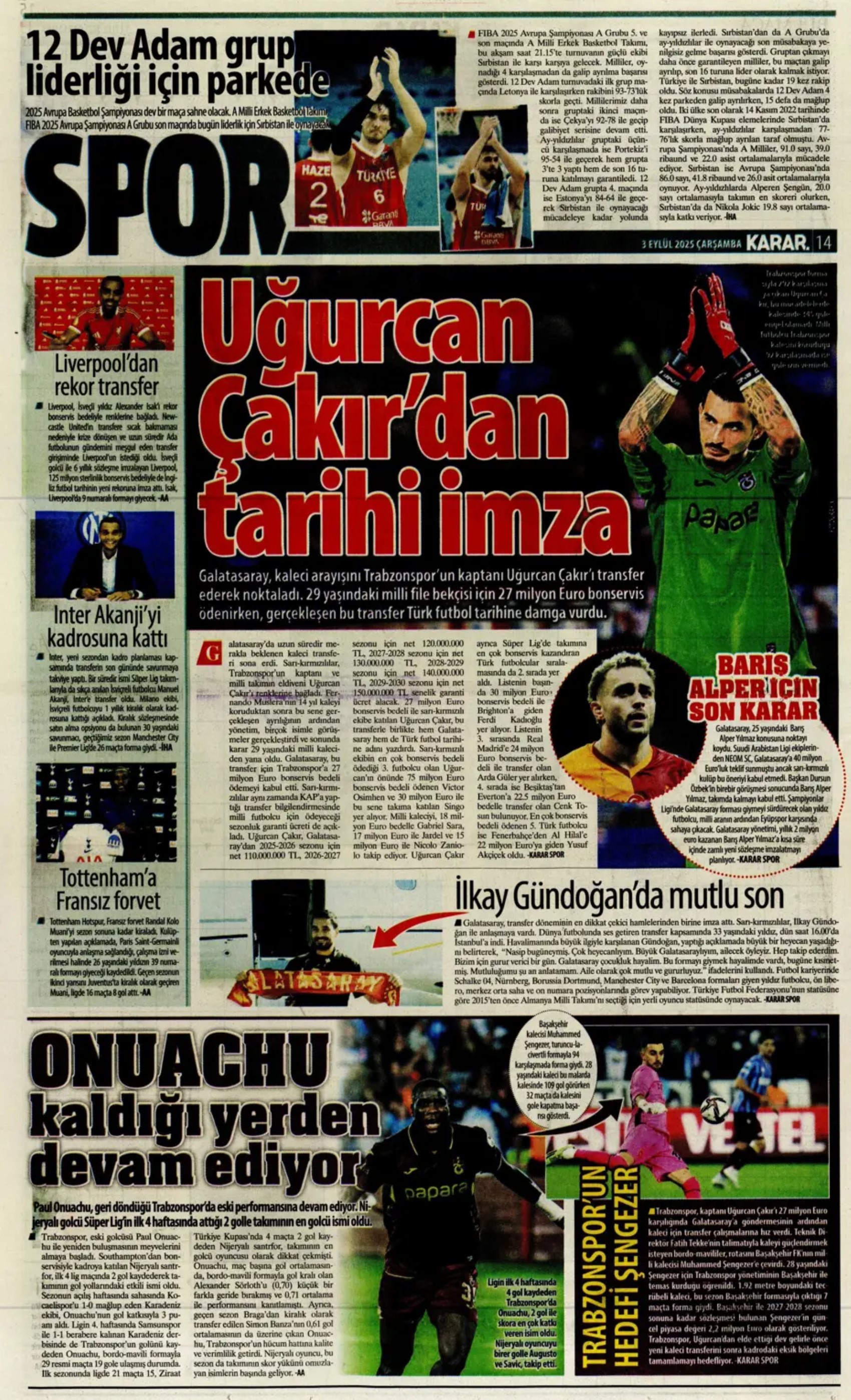 Sporda günün manşetleri... Fenerbahçe'de hoca adayları sil baştan: Yeni bir isim daha eklendi