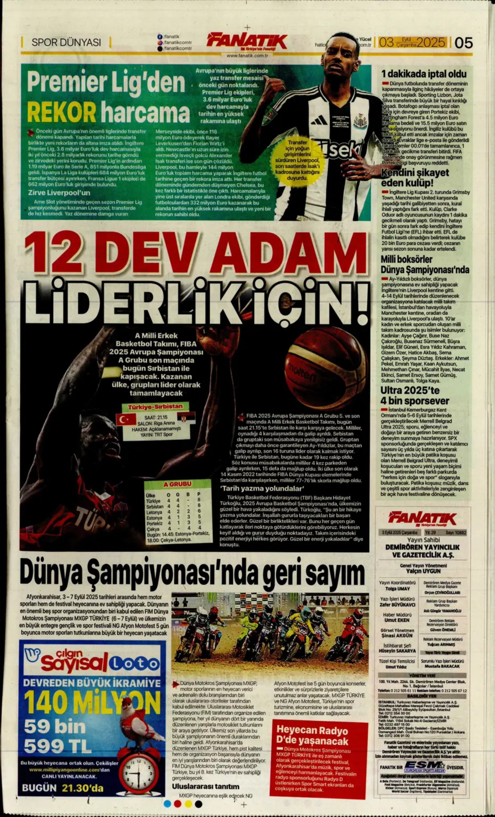 Sporda günün manşetleri... Fenerbahçe'de hoca adayları sil baştan: Yeni bir isim daha eklendi