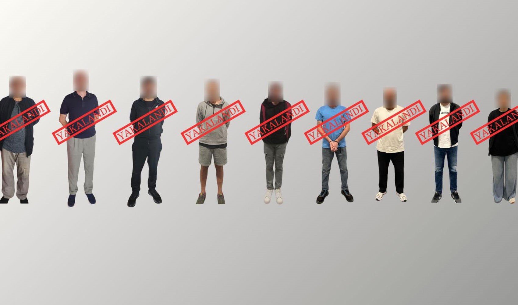 Kırmızı bültenle aranan 9 suçlu yakalanarak Türkiye'ye getirildi