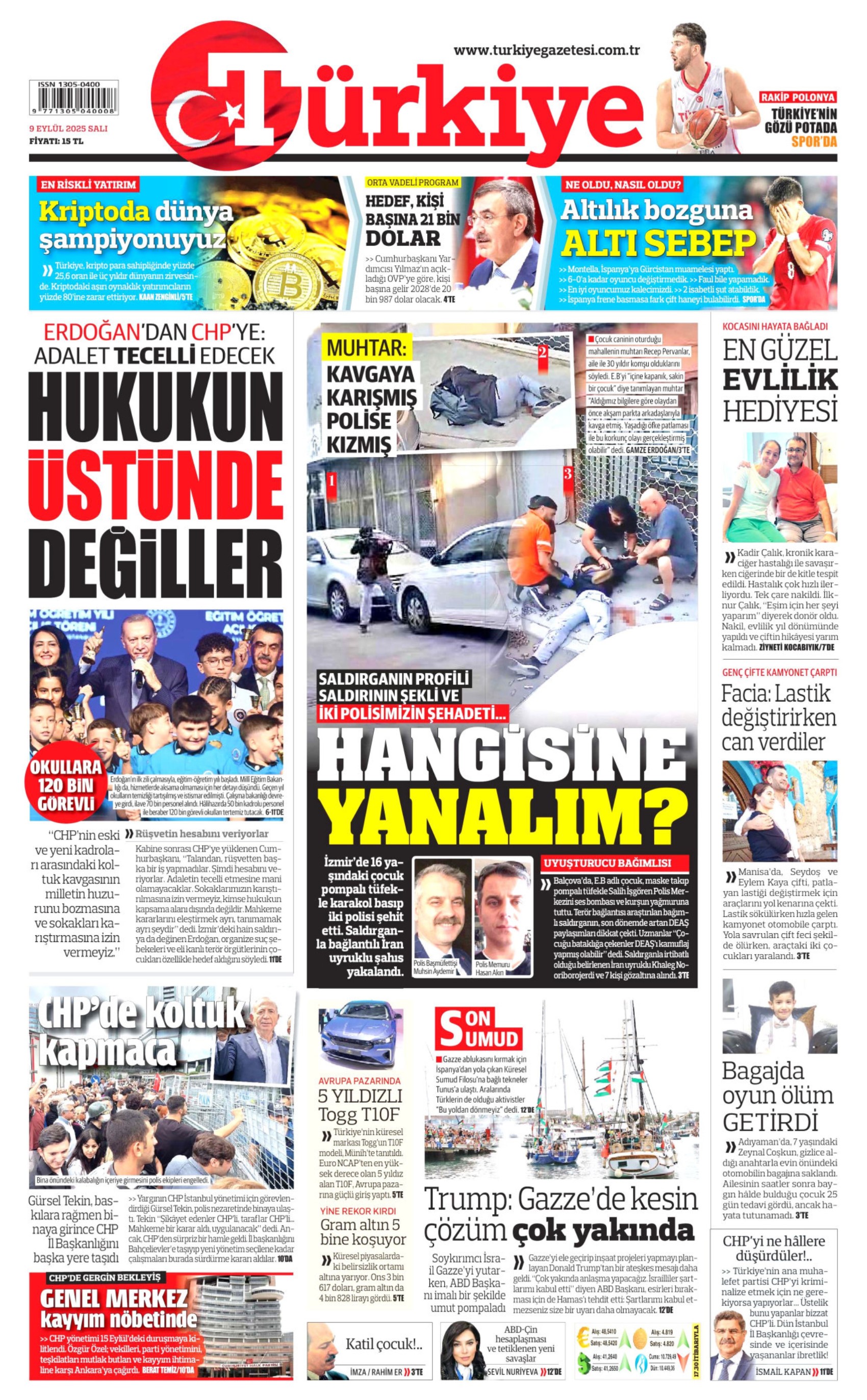 Gazeteler Gürsel Tekin'in polisle CHP binasına girişini nasıl gördü?