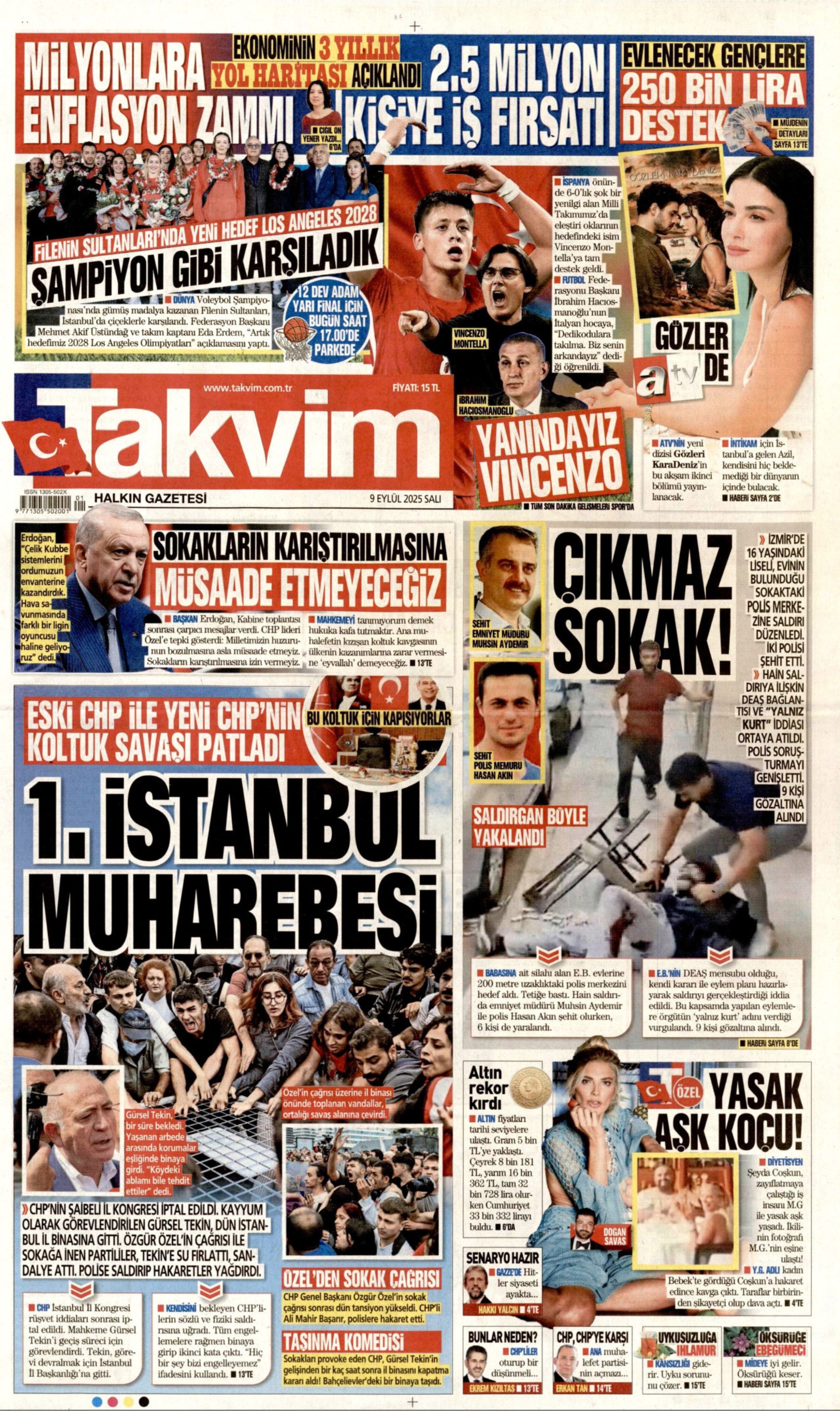 Gazeteler Gürsel Tekin'in polisle CHP binasına girişini nasıl gördü?