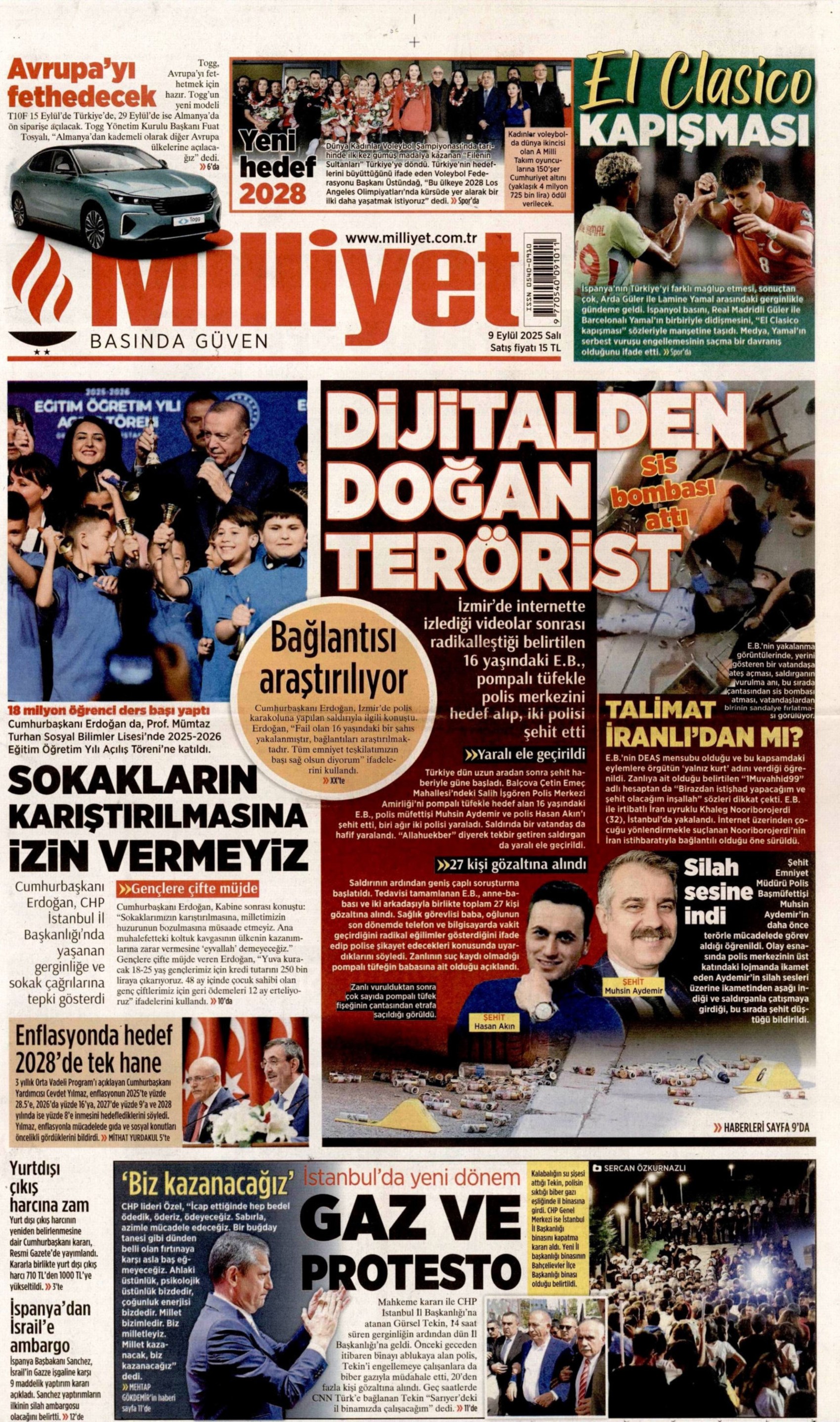 Gazeteler Gürsel Tekin'in polisle CHP binasına girişini nasıl gördü?