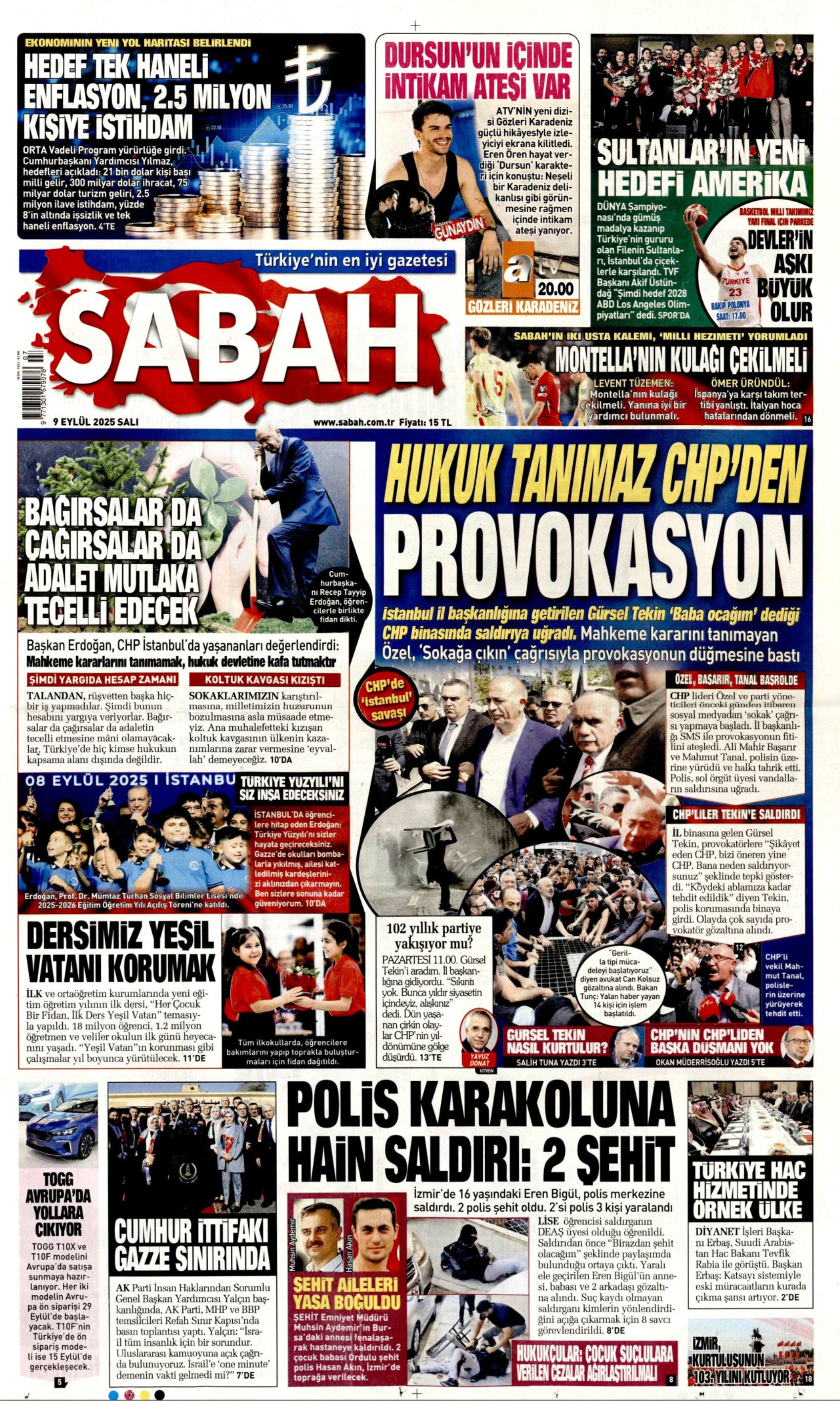 Gazeteler Gürsel Tekin'in polisle CHP binasına girişini nasıl gördü?
