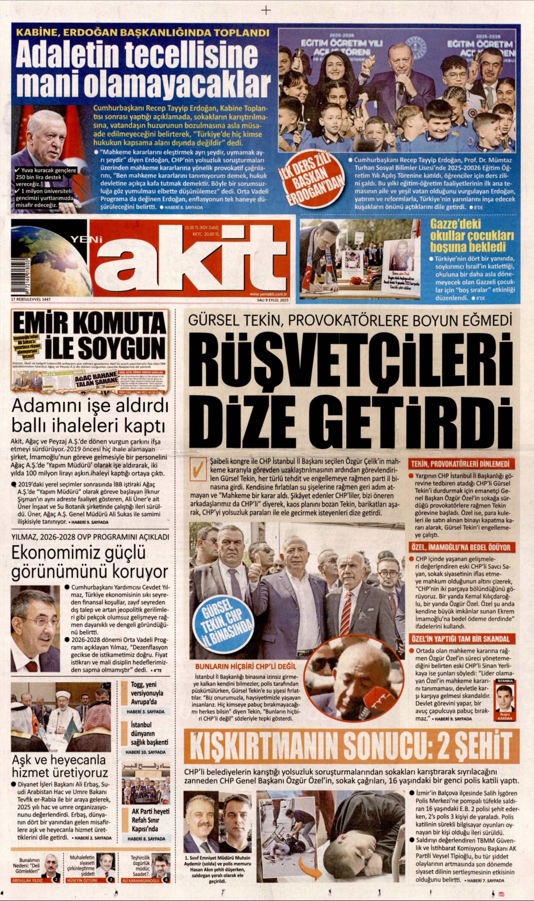 Gazeteler Gürsel Tekin'in polisle CHP binasına girişini nasıl gördü?