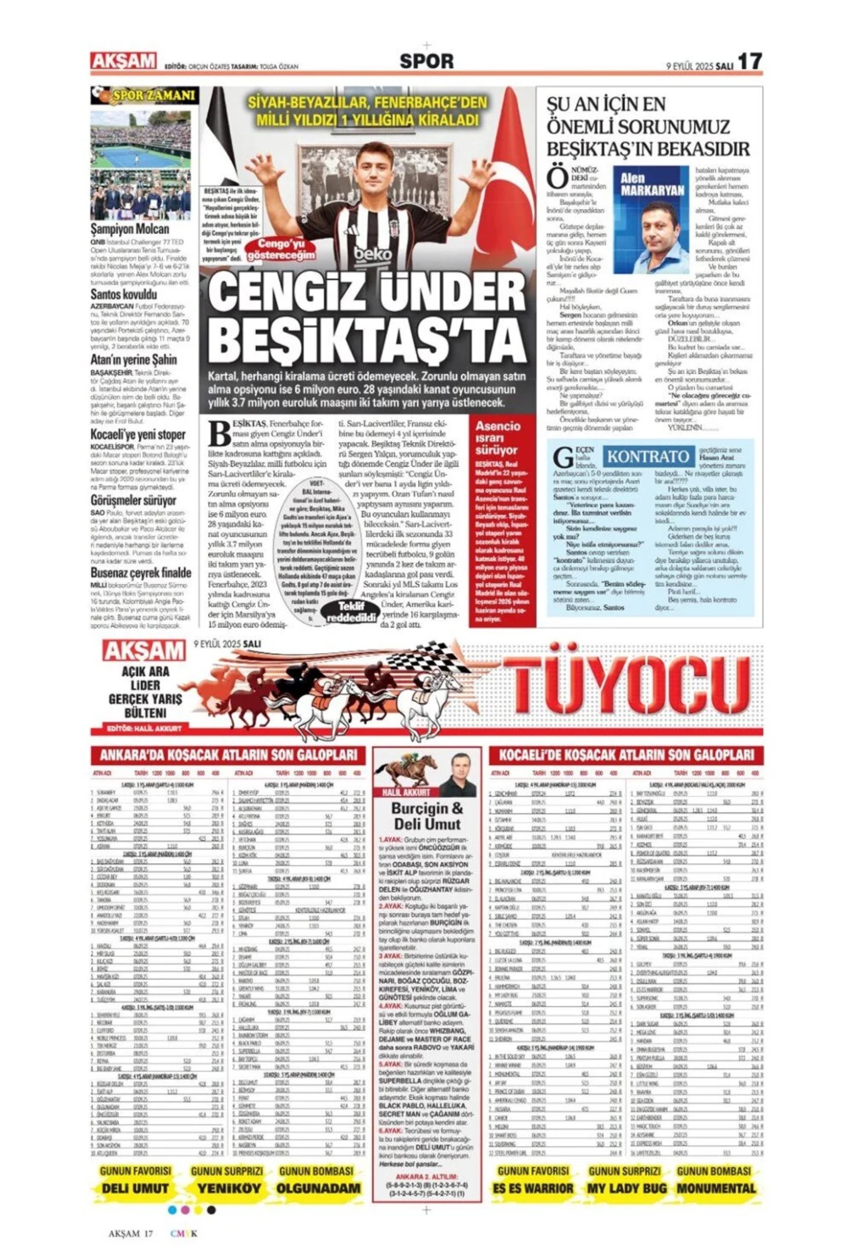 Sporda günün manşetleri... Fenerbahçe'de teknik direktör düğümü çözülüyor