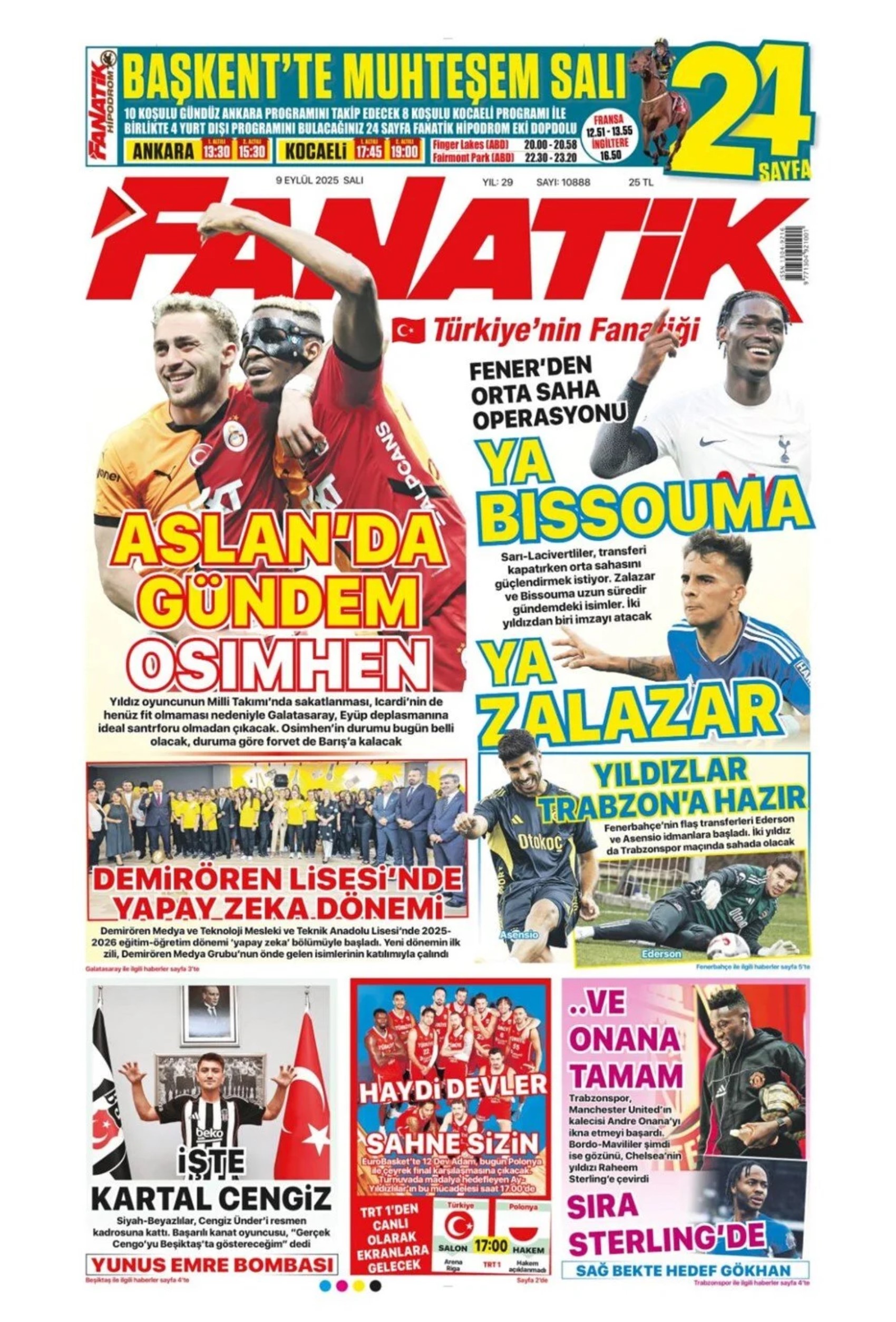 Sporda günün manşetleri... Fenerbahçe'de teknik direktör düğümü çözülüyor