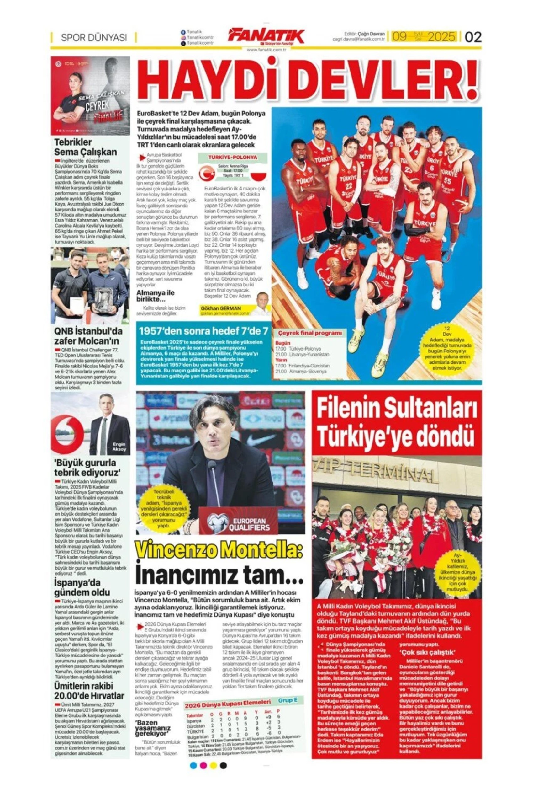 Sporda günün manşetleri... Fenerbahçe'de teknik direktör düğümü çözülüyor