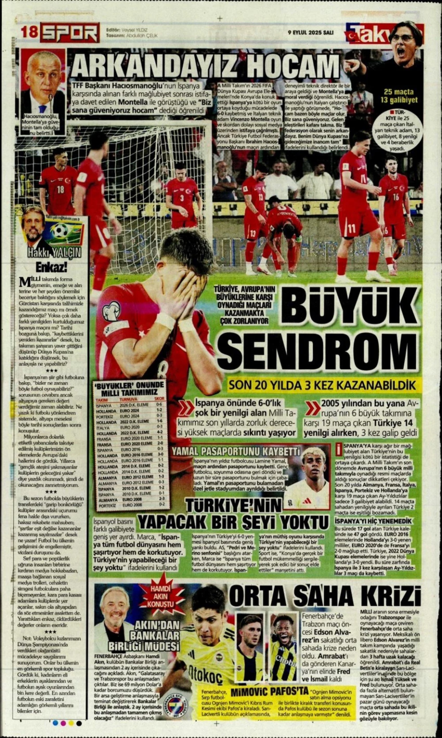 Sporda günün manşetleri... Fenerbahçe'de teknik direktör düğümü çözülüyor