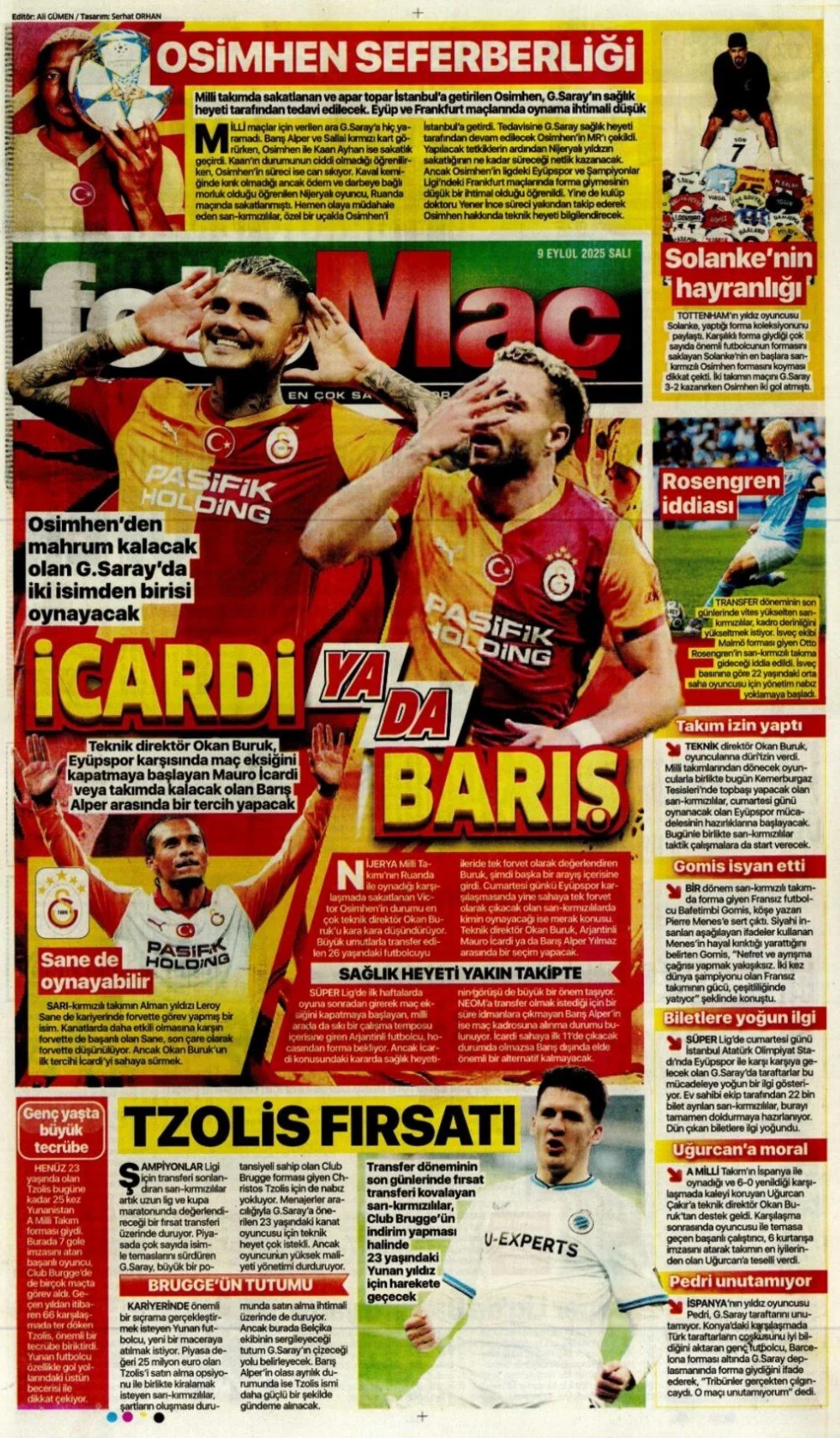 Sporda günün manşetleri... Fenerbahçe'de teknik direktör düğümü çözülüyor