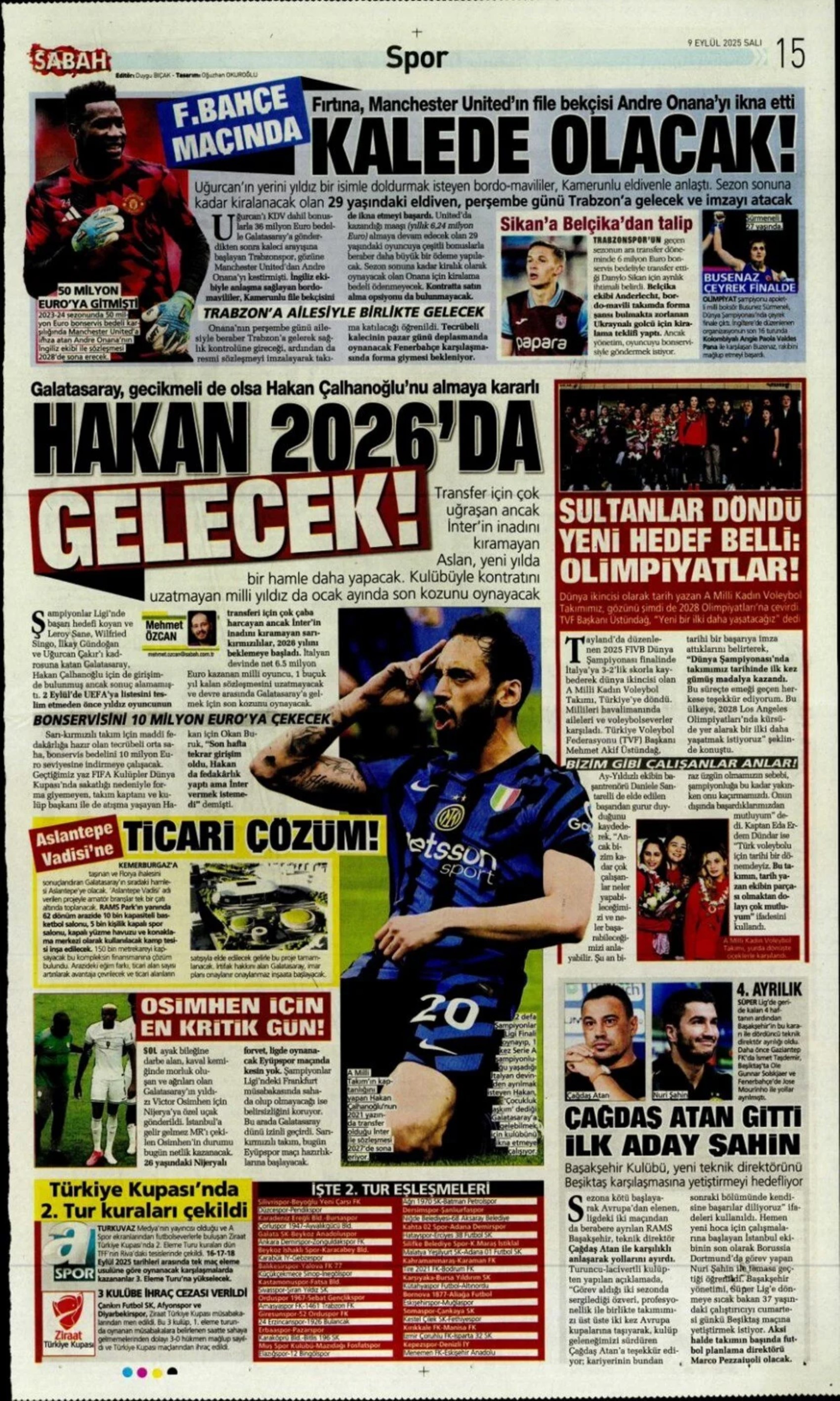Sporda günün manşetleri... Fenerbahçe'de teknik direktör düğümü çözülüyor