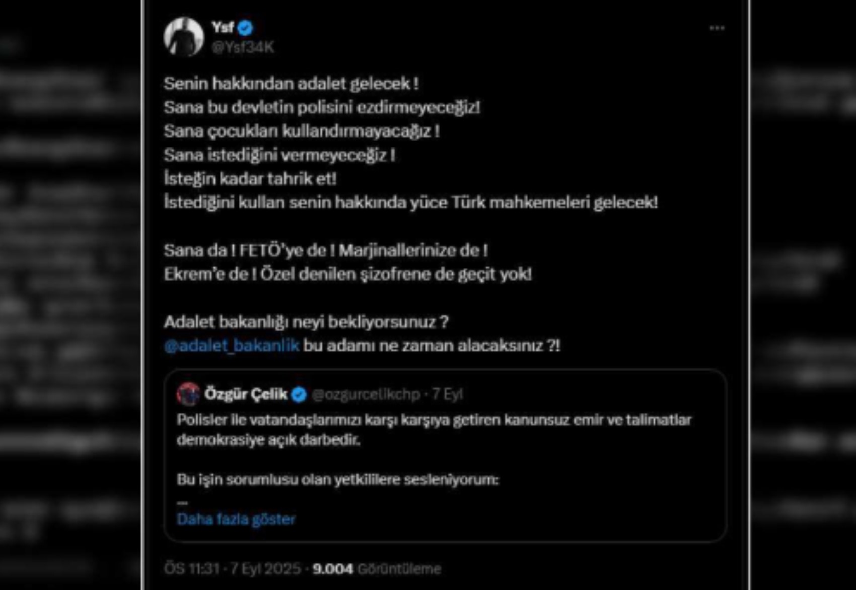Gürsel Tekin’in minibüsünden 'aktrol' çıktı! CHP’ye hakaretler yağdırmış