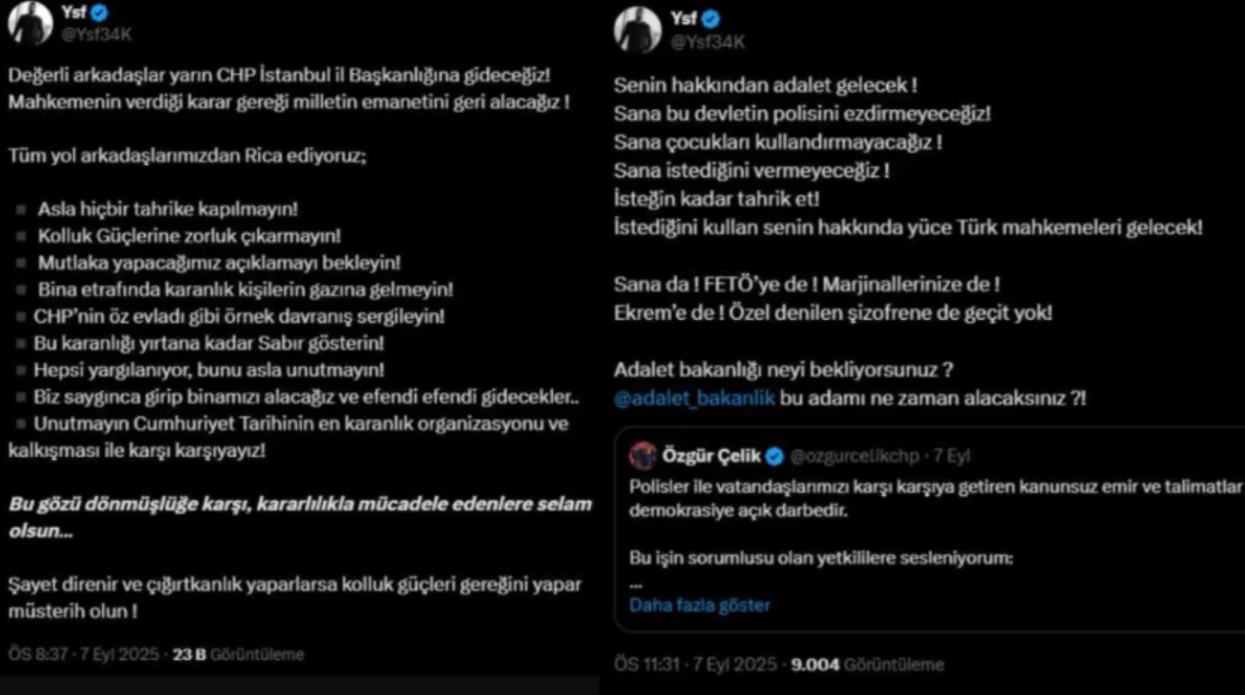 Gürsel Tekin’in minibüsünden 'aktrol' çıktı! CHP’ye hakaretler yağdırmış
