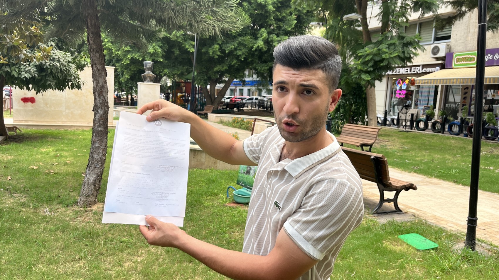 Eşine sürpriz yapan koca işten çıkarıldı