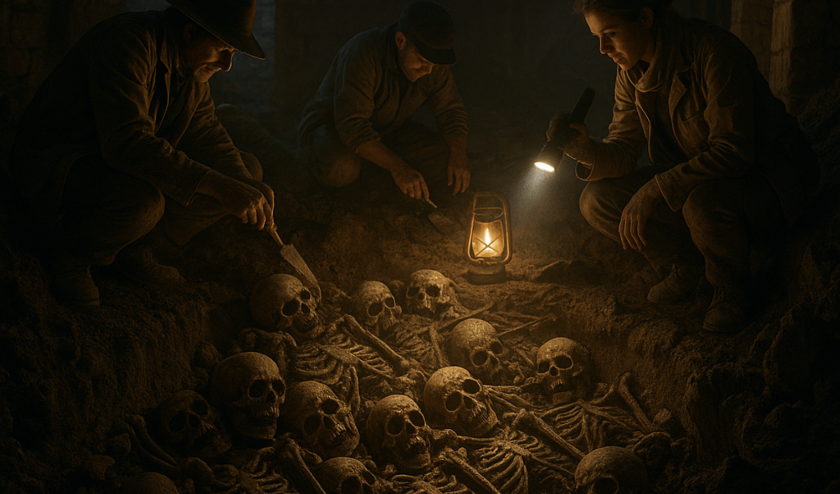 Erfurt kentinde yeraltında 12 bin kişilik mezar bulundu