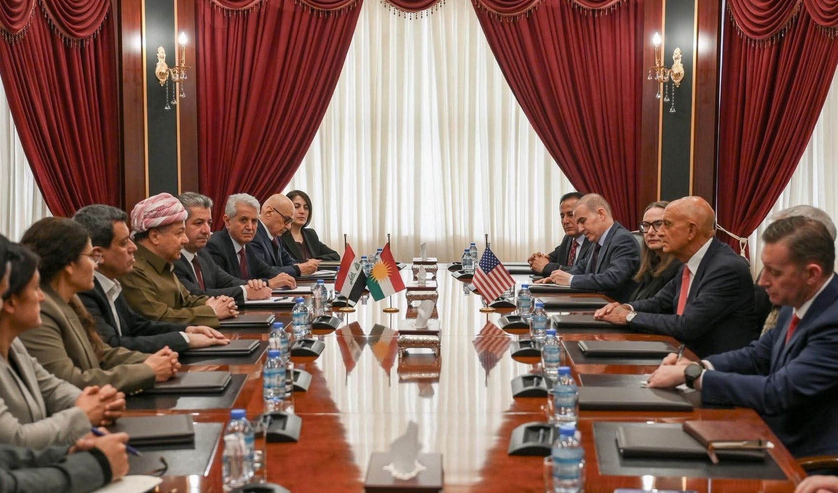 Barrack, Erbil’de terör örgütü SDG elebaşı Abdi ile buluştu