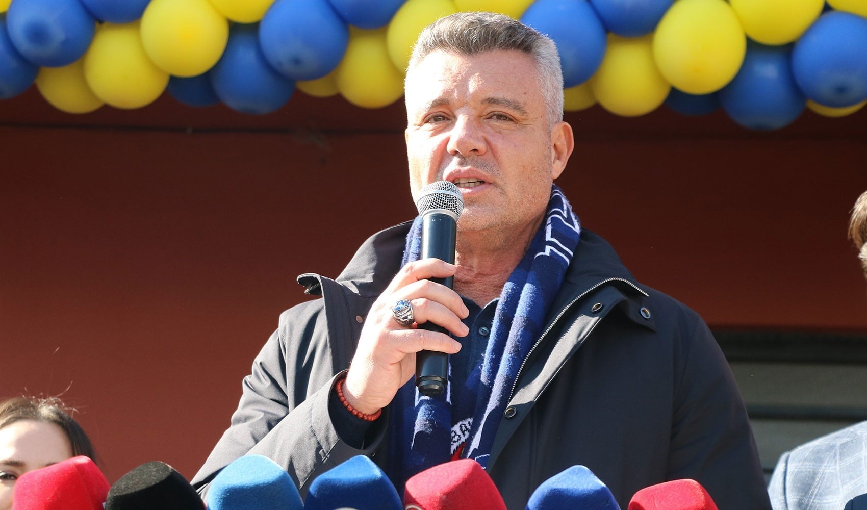 Sadettin Saran Alanya'da açılışta