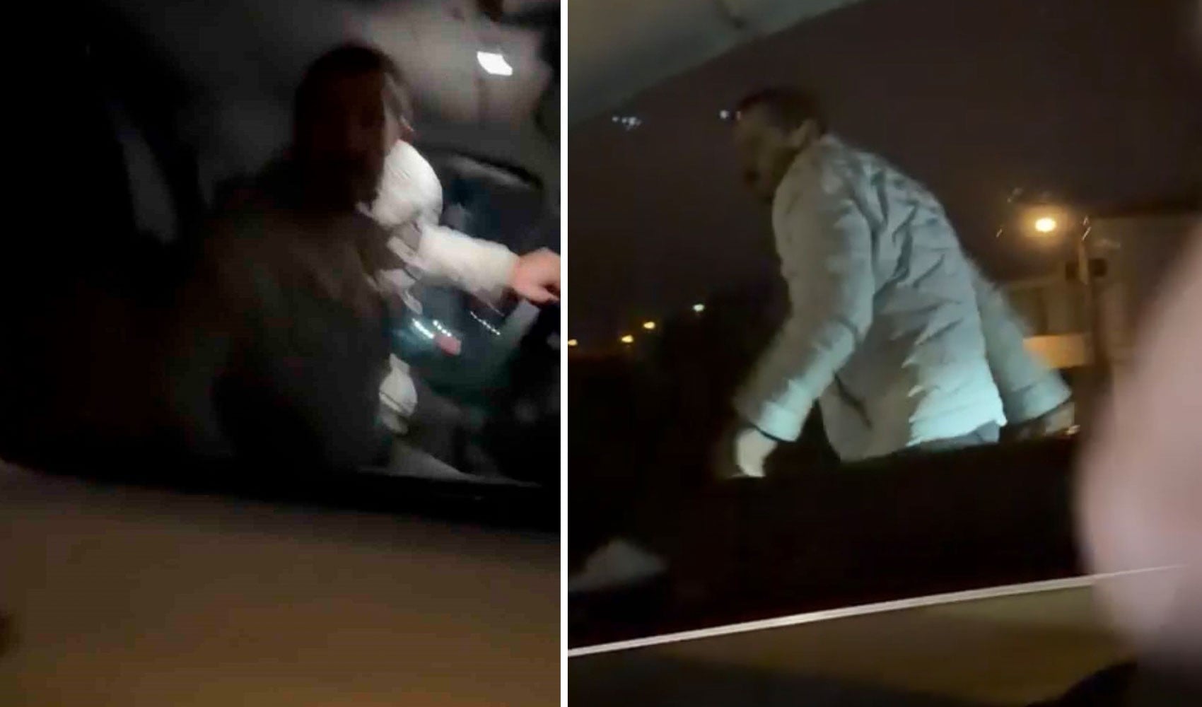 Trafik magandası taksici ve yolcuyu bıçakladı