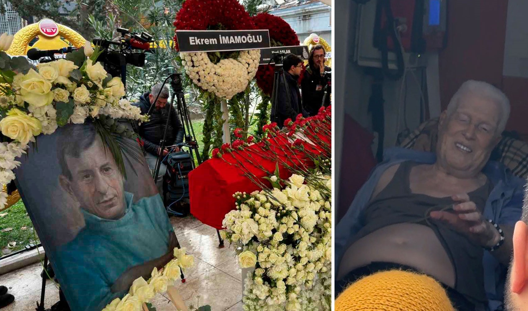 Usta oyuncu son yolculuğuna uğurlandı: Haldun Dormen'in cenazesinde İzzet Günay fenalık geçirdi