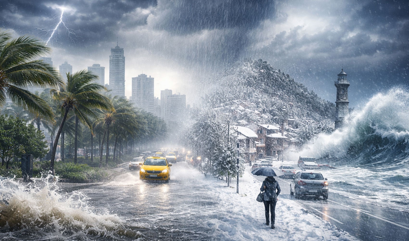 Meteoroloji'den sağanak, kar ve fırtına uyarısı!