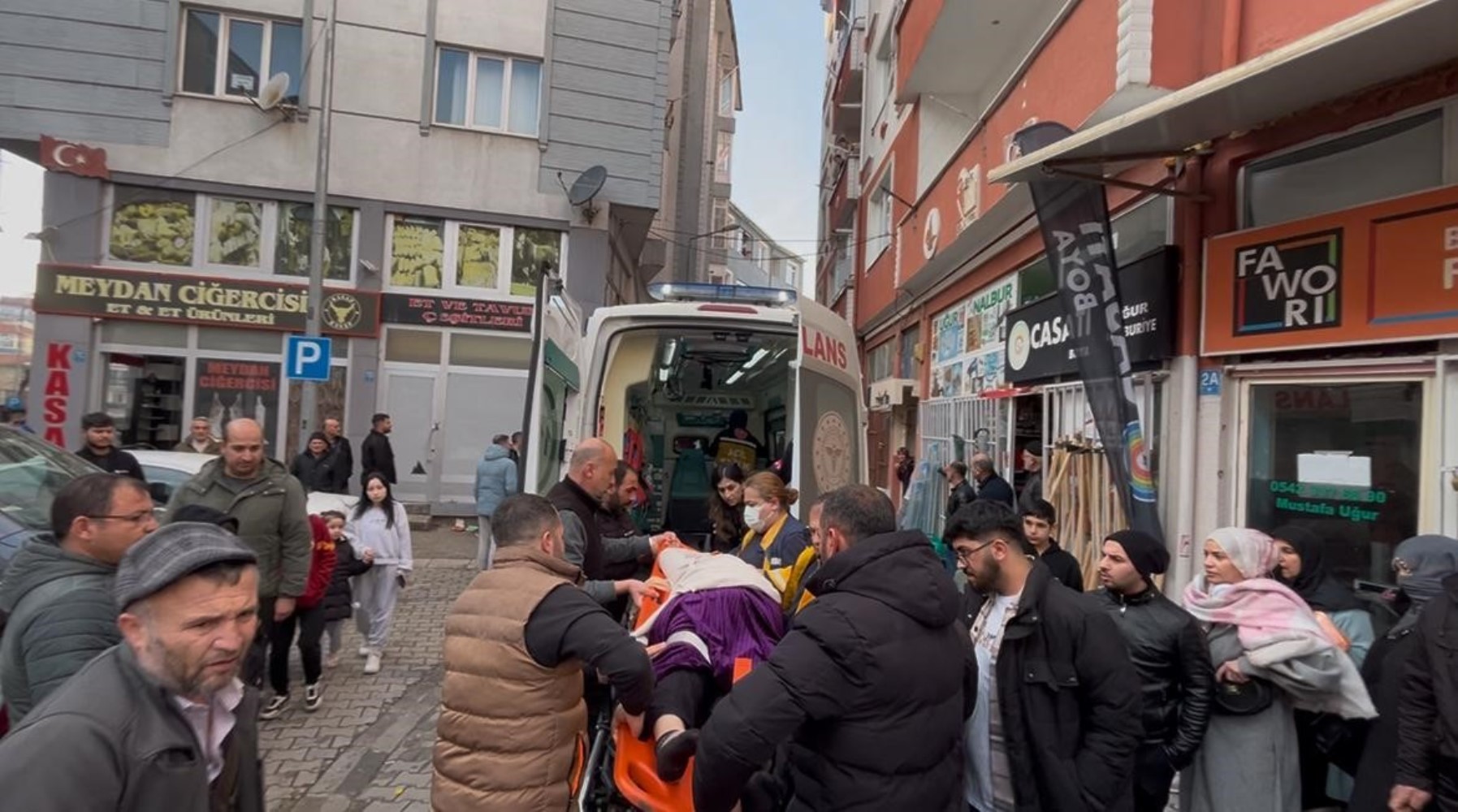 Tartıştığı yaşlı kadını 7 yerinden bıçakladı