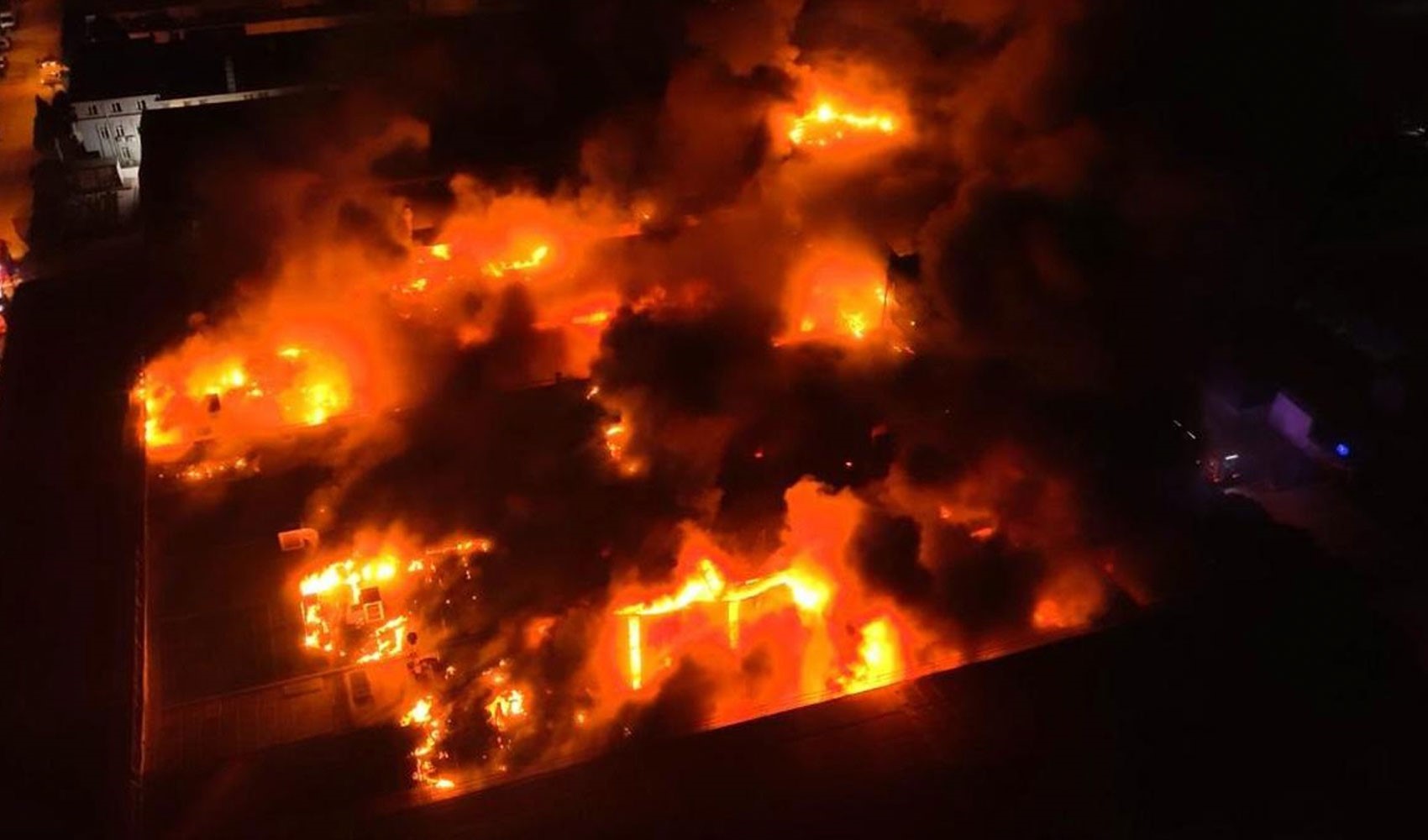 Bursa'daki fabrika yangını 4 saat sonra kontrol altında