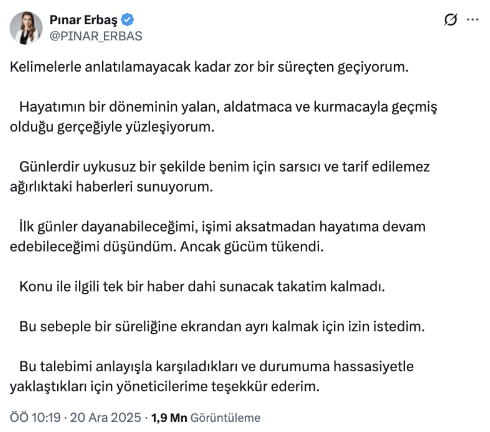 Gülben Ergen'den dikkat çeken Pınar Erbaş sorusu! 'Yanlış bir evlilik yapmış olmanın...'