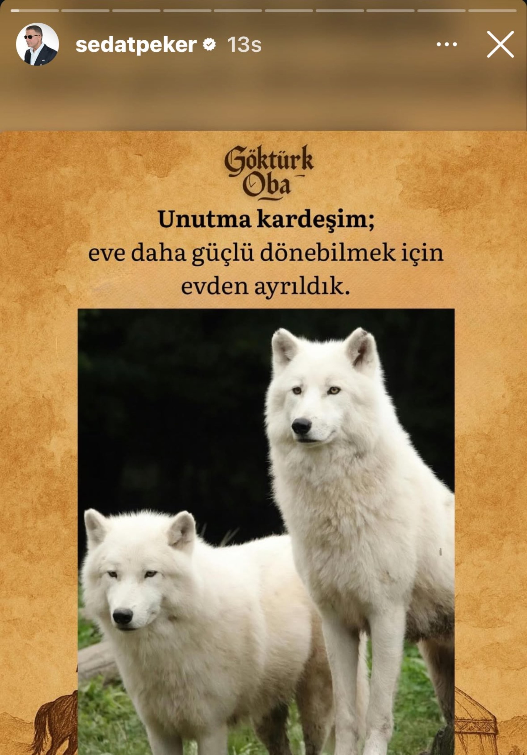 Sedat Peker'den 'Eve dönüş' paylaşımı! 'Unutma kardeşim...'