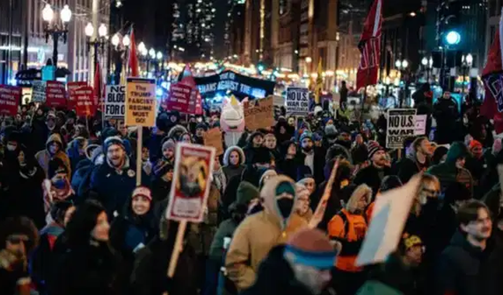 New York’ta Maduro’ya destek gösterisi