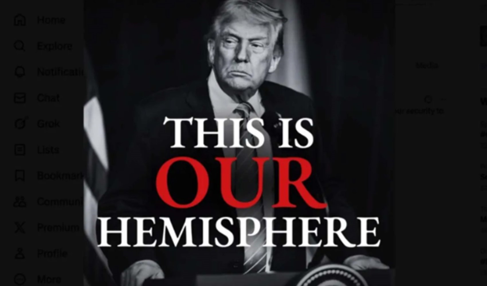 ABD Dışişleri'nden 'Bu Bizim Yarımküremiz' paylaşımı: Her şeyi biz yöneteceğiz