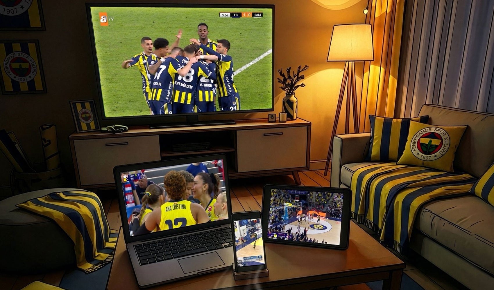Fenerbahçe'den tarihi gece
