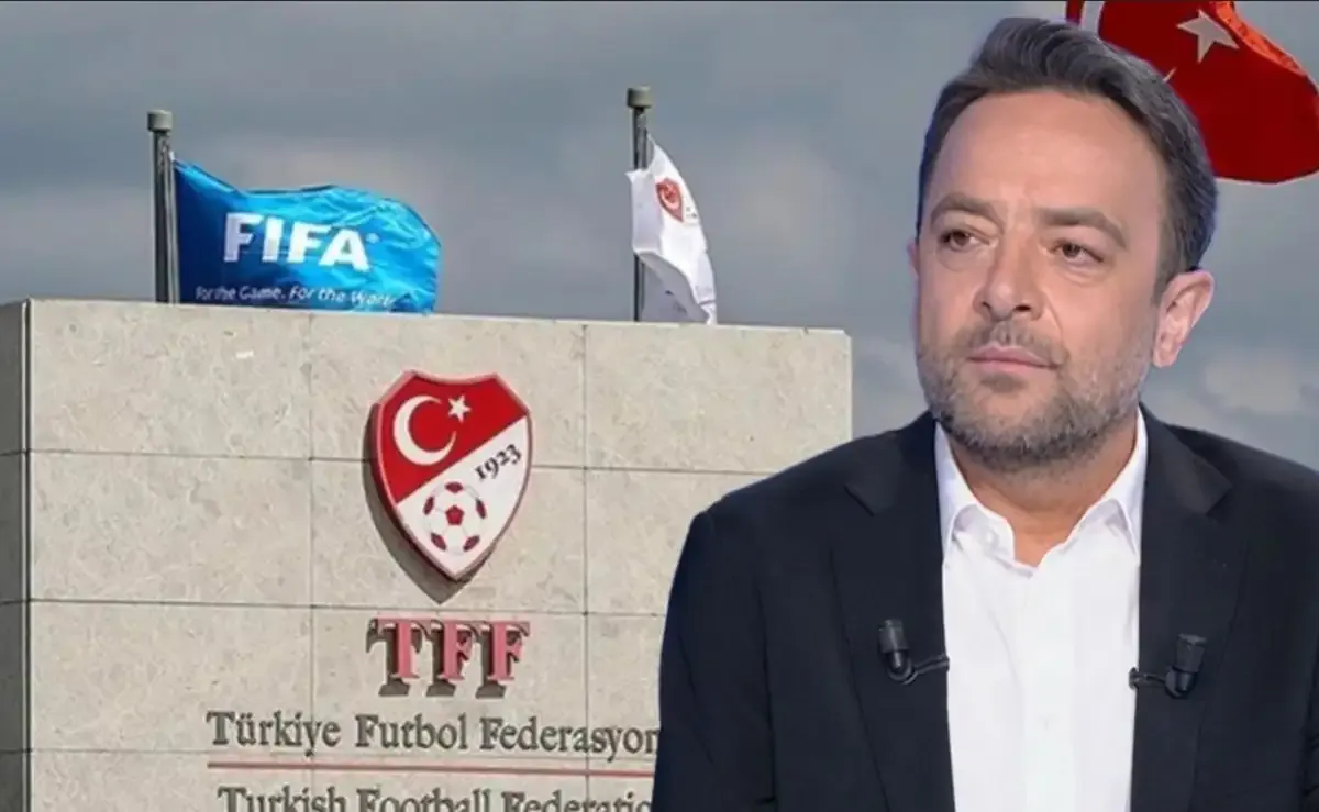 Uğur Meleke ve Türkiye Futbol Federasyonu logosunun yer aldığı görsel.
