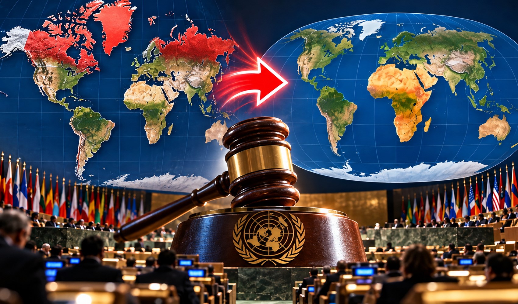 Schritt der UN, der die Weltkarte verändern wird! 164 Länder unterstützten, die USA stimmten dagegen