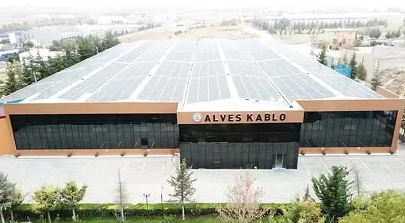 Aerial view of the Alves Kablo facility.