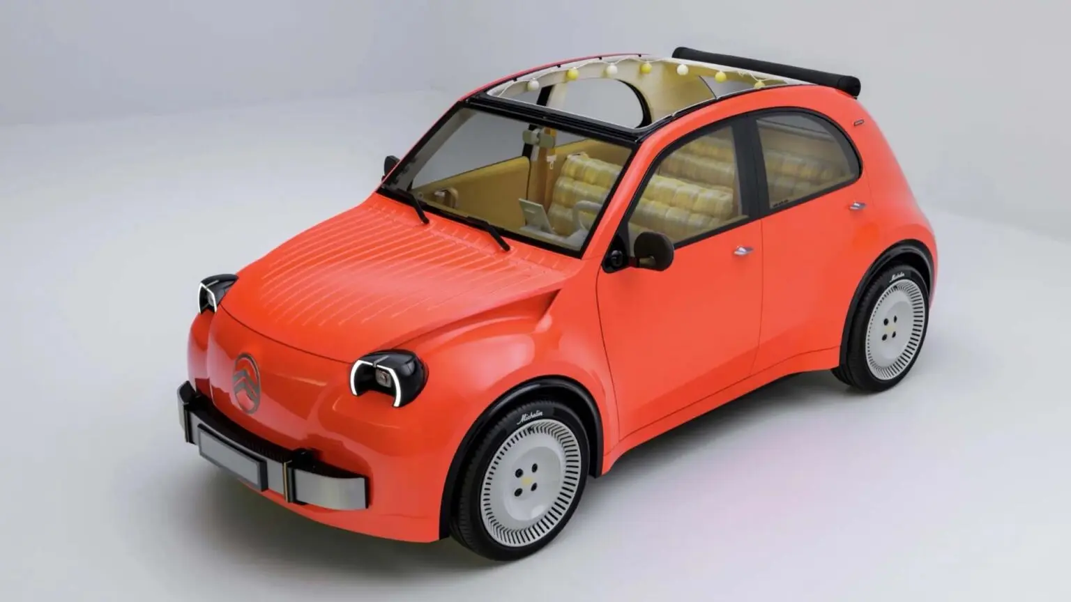 Citroen 2 CV elektrikli konsept olarak geri döndü: İşte tasarımdan detaylar