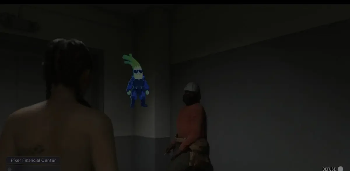 GTA 6 sızıntısı olduğu belirtilen karanlık bir oyun içi sahneden ekran görüntüsü.