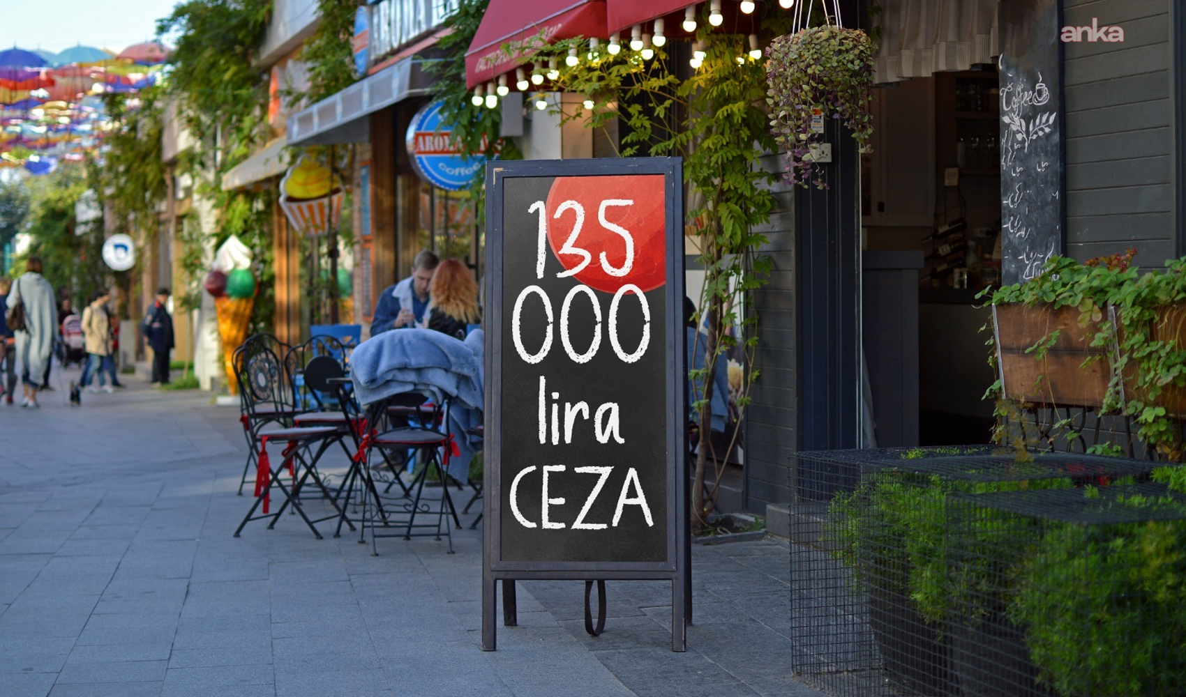 Multa di 135.082 lire a un locale di intrattenimento a Ortaköy sprovvisto di listino prezzi