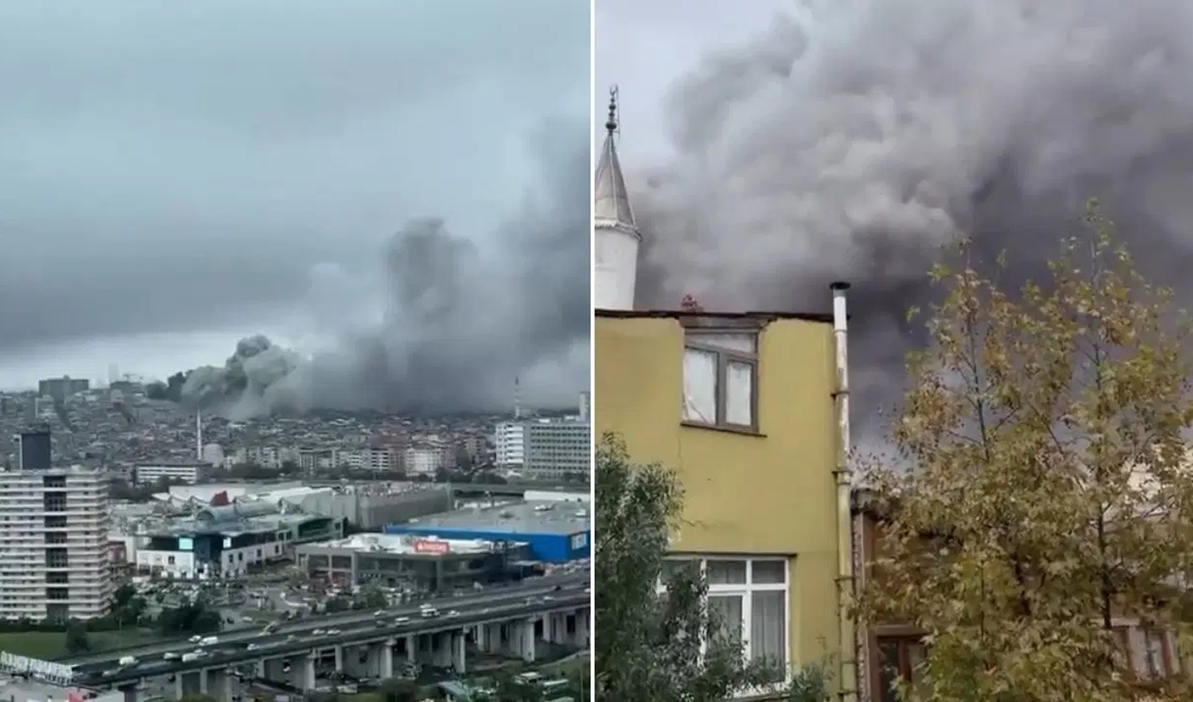 Bayrampaşa’da sanayi sitesinde korkutan yangın