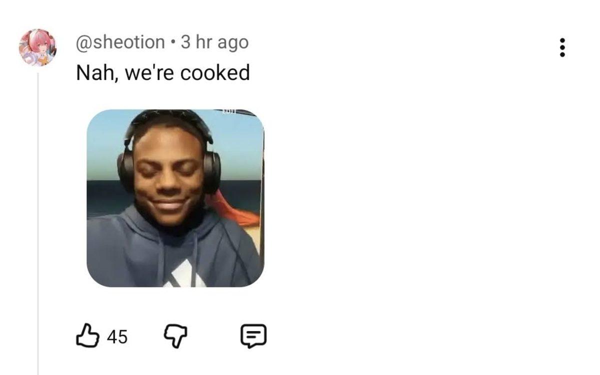YouTube yorumunda metin altında GIF benzeri bir görselin yer aldığı örnek ekran görüntüsü.