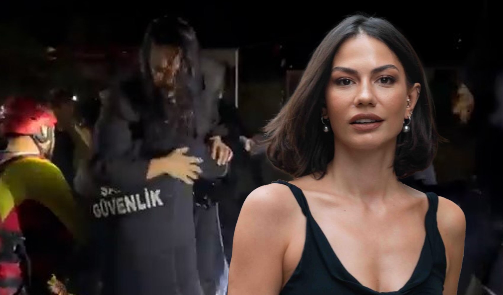 Demet Özdemir mahsur kaldığı stüdyodan botla kurtarıldı