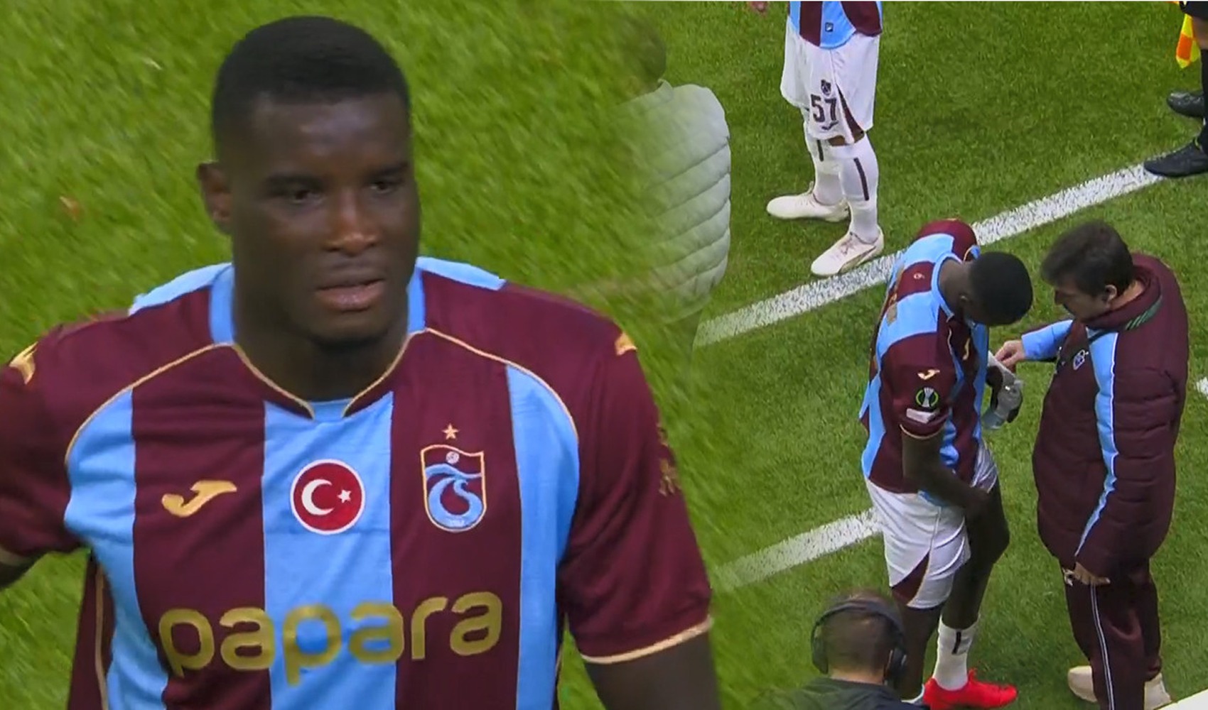 Paul Onuachu injured after scoring: Early substitution for Trabzonspor