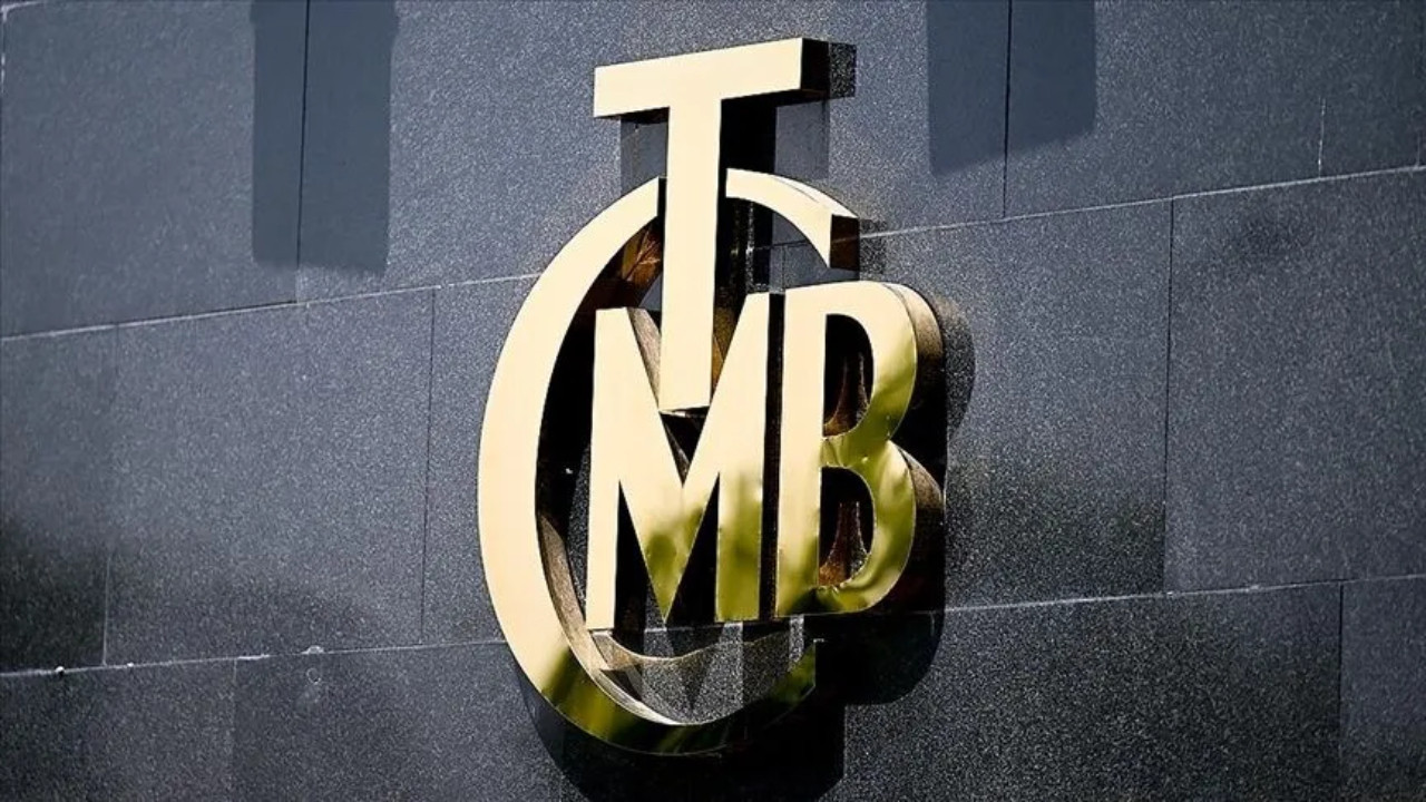 The facade of the building featuring the Central Bank of the Republic of Türkiye emblem.
