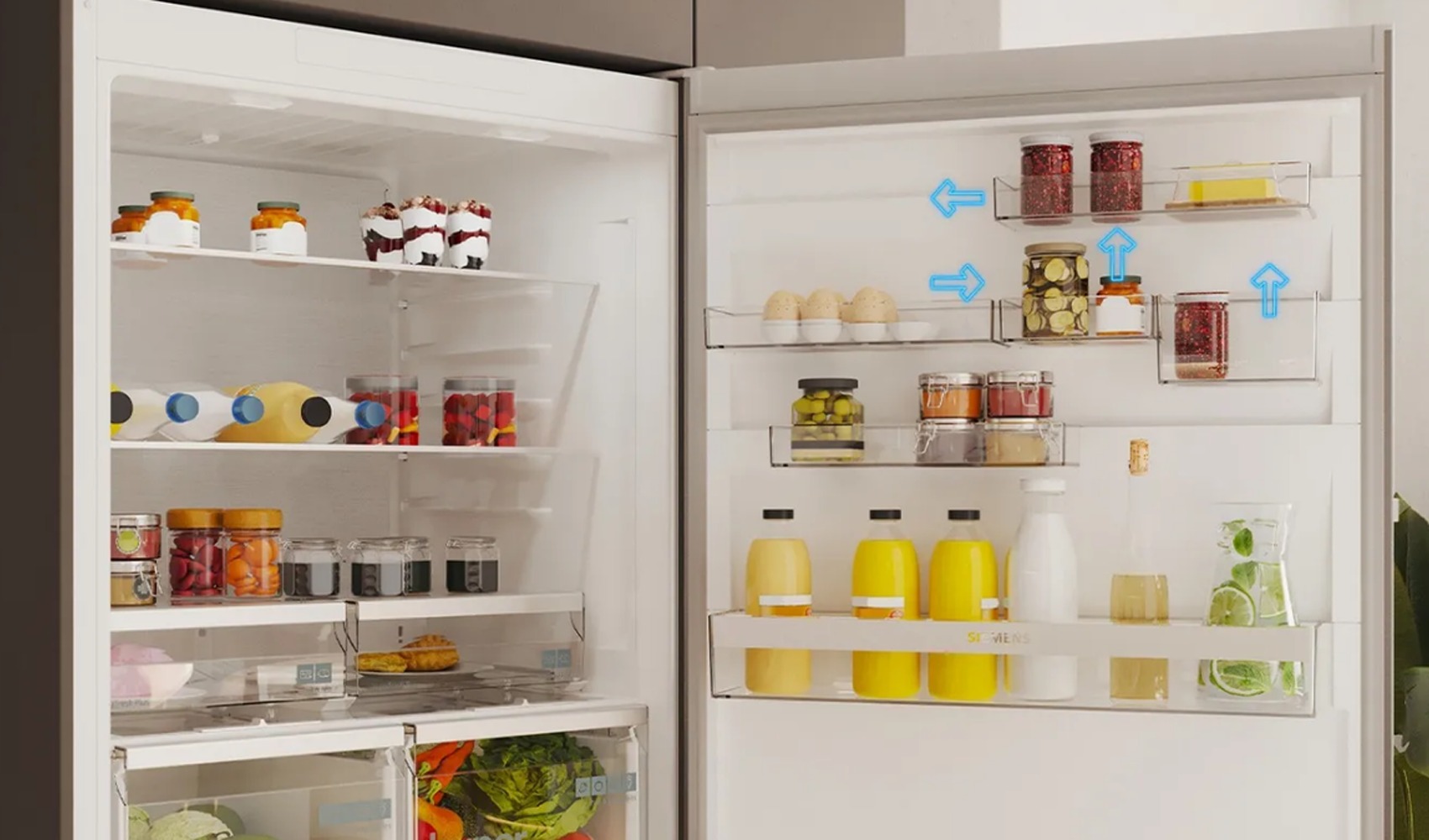 A new era for refrigerator door shelves: Dynamic systems personalize storage space