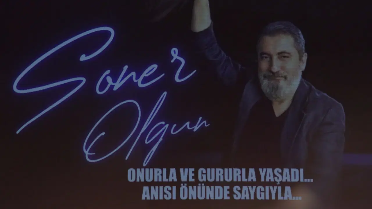 Memorial image featuring Soner Olgun's name and photograph.