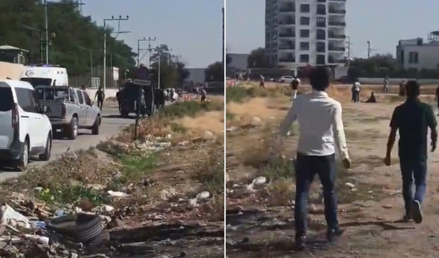 Adliye önü karıştı: 6 yaralı