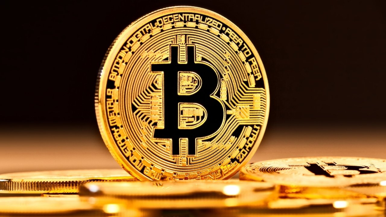Bitcoin sembollü kripto para görseli