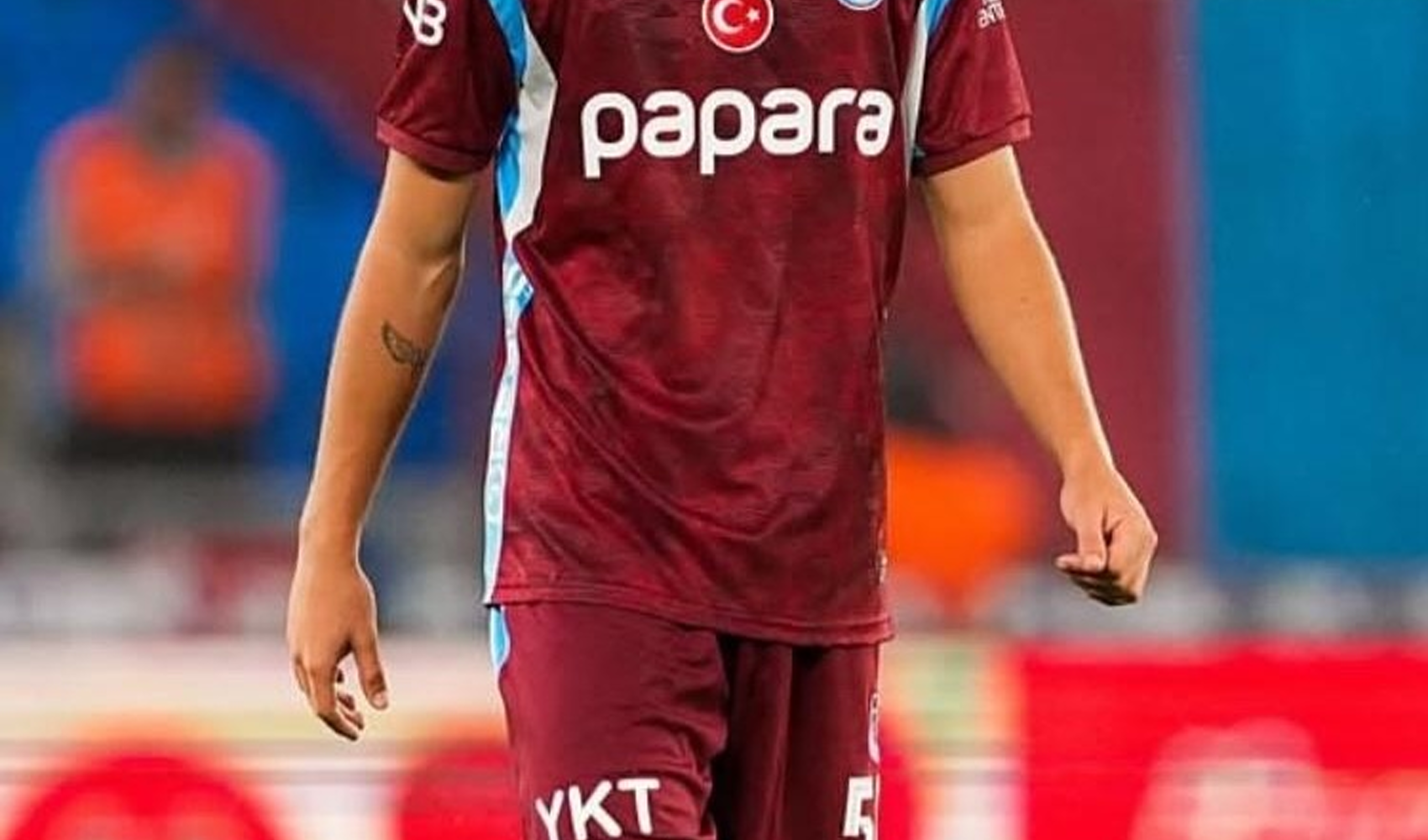 Küçükköyspor’da başlayan yolculuk Trabzonspor A takımına uzandı: Ahmet Cemil Güren ilk 11’de sahaya çıktı