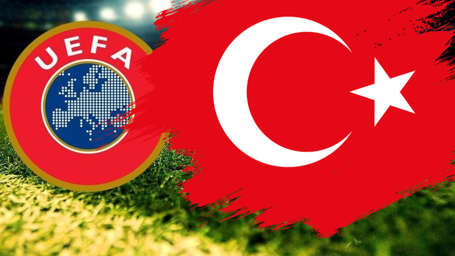 UEFA logosu ve Türkiye bayrağının yer aldığı görsel.