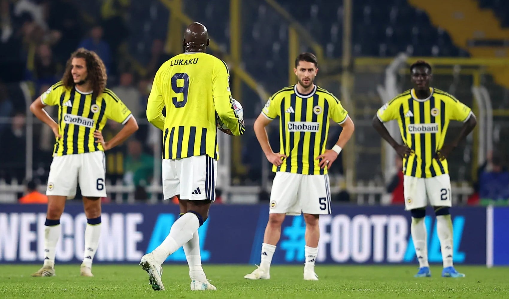 Fenerbahçe bei der Laufleistung auf dem letzten Platz