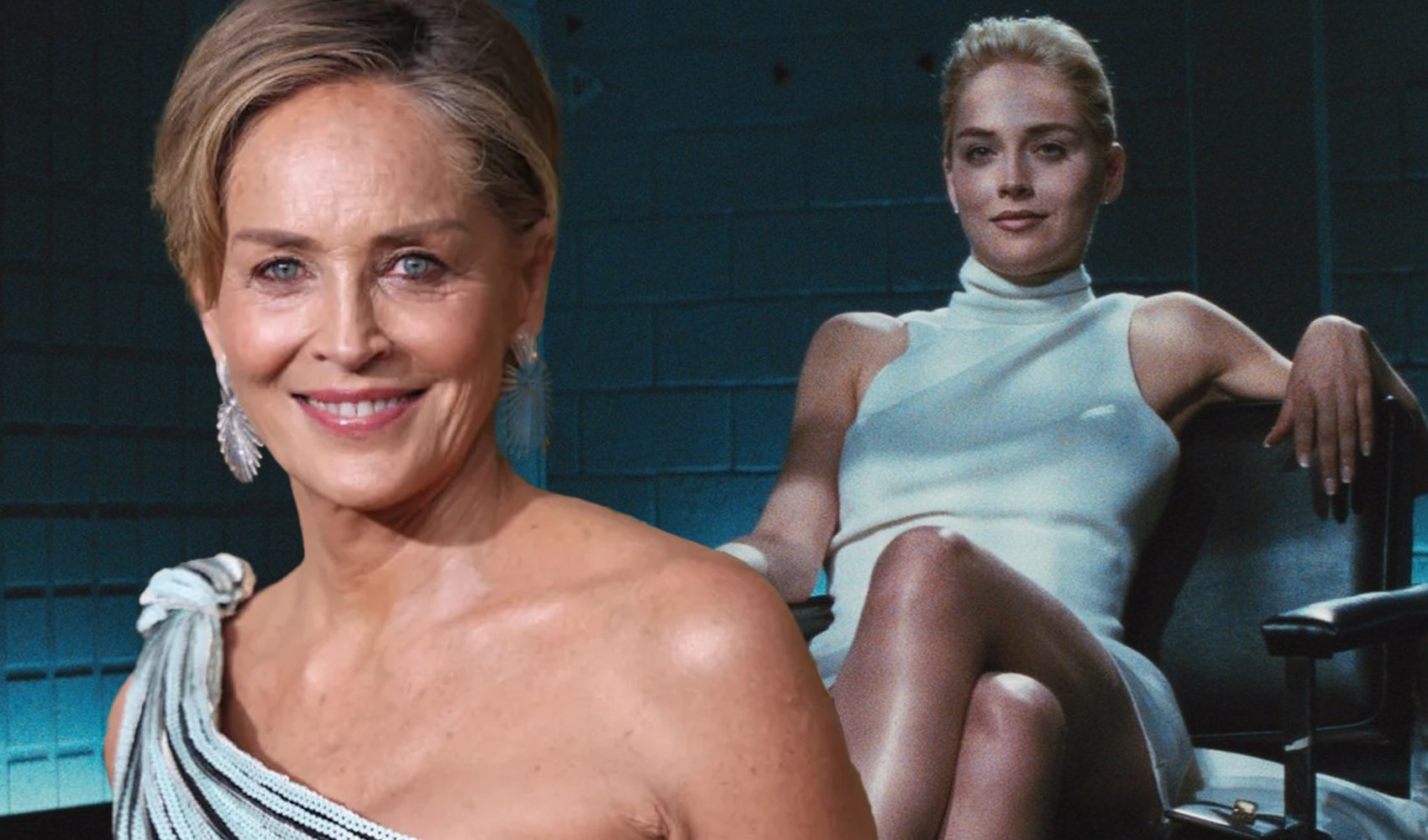Sharon Stone stellt 34 Jahre später ikonische ‚Basic Instinct‘-Pose nach